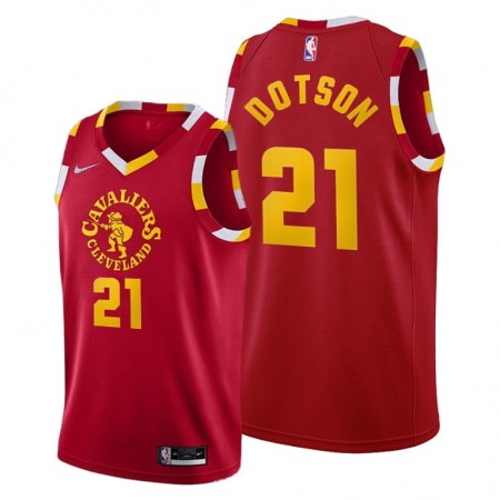 Herren NBA Cleveland Cavaliers Trikot Damyean Dotson 21 Nike 2021-2022 City Edition Swingman